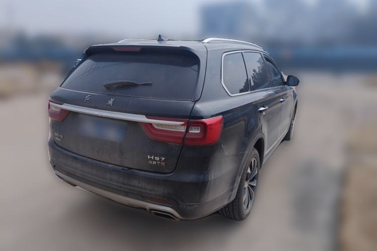 Used Hongqi HS7 2019 3.0T Automatic All-Wheel Drive Smart Connect Flagship Edition Rear Right 45 Deg
