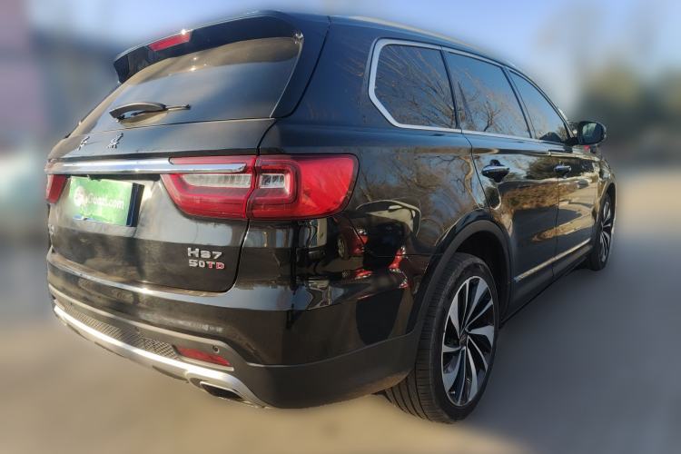 Used Hongqi HS7 2019 3.0T Automatic All-Wheel Drive Smart Connect Flagship Edition Rear Right 45 Deg