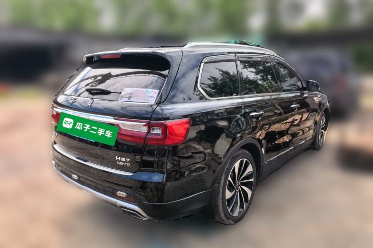 Used Hongqi HS7 2019 3.0T Automatic All-Wheel Drive Smart Connect Flagship Edition Rear Right 45 Deg