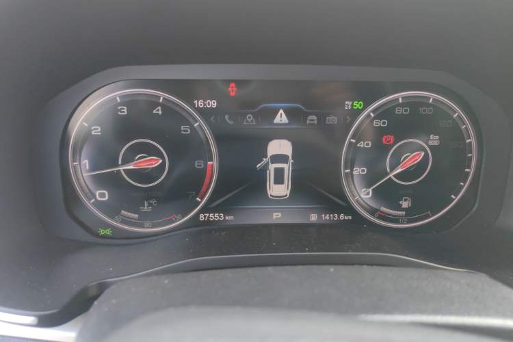 Used Hongqi HS7 2019 3.0T Automatic All-Wheel Drive Smart Connect Flagship Edition Instrument Cluster