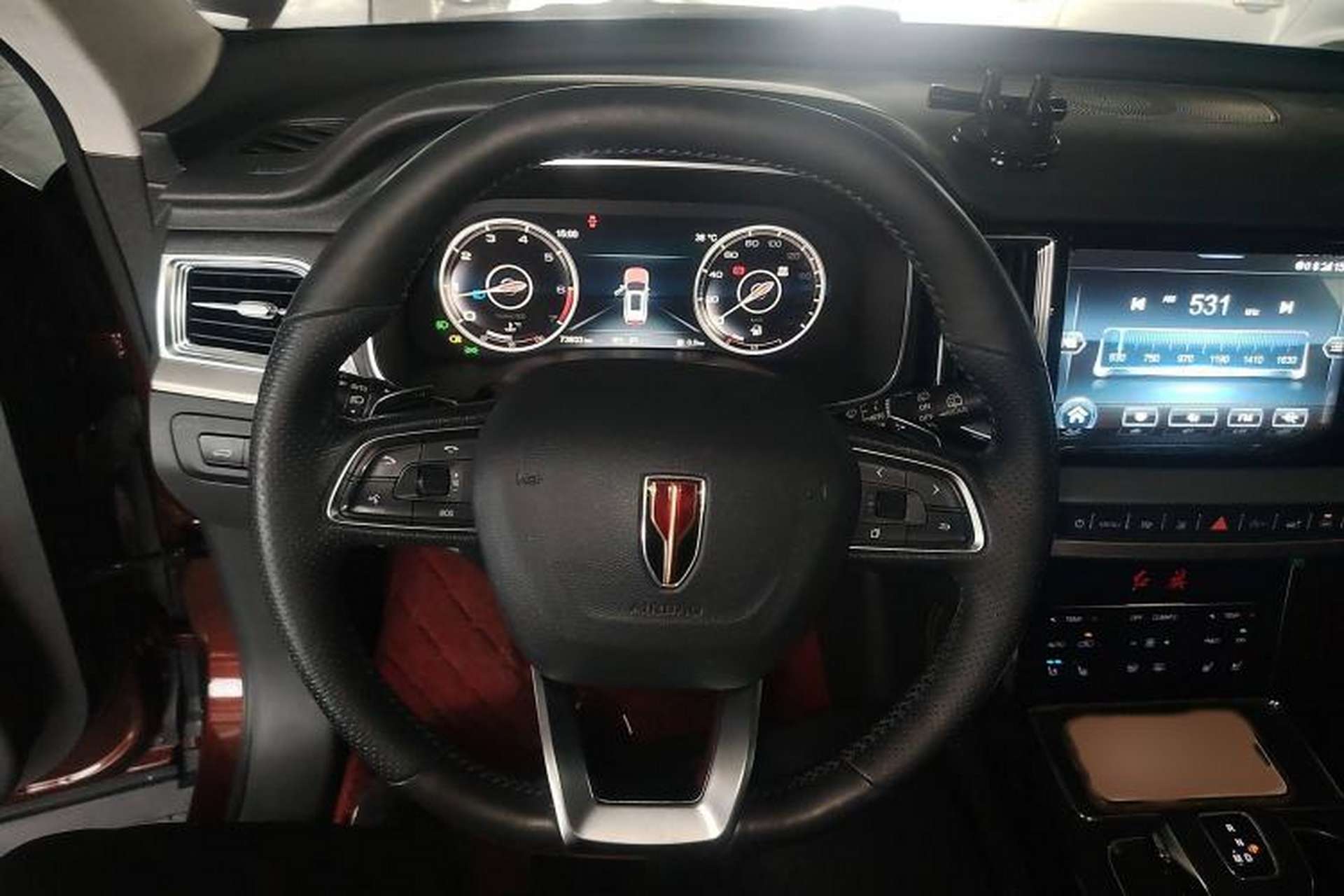 Used Hongqi HS7 2019 3.0T Automatic All-Wheel Drive Smart Connect Flagship Edition Steering Wheel
