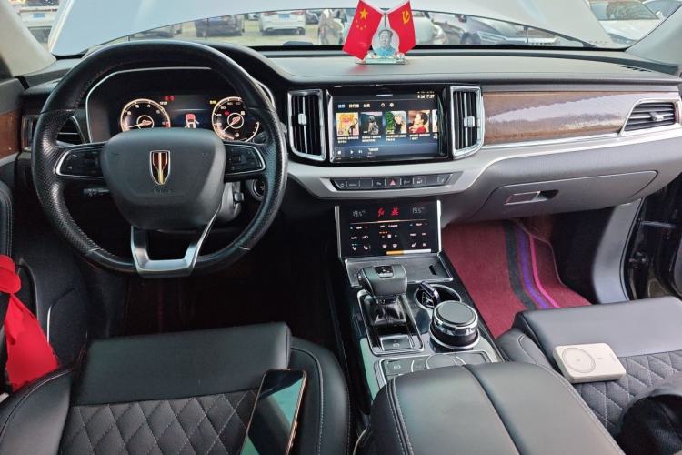 Used Hongqi HS7 2019 3.0T Automatic All-Wheel Drive Smart Connect Flagship Edition Center Console