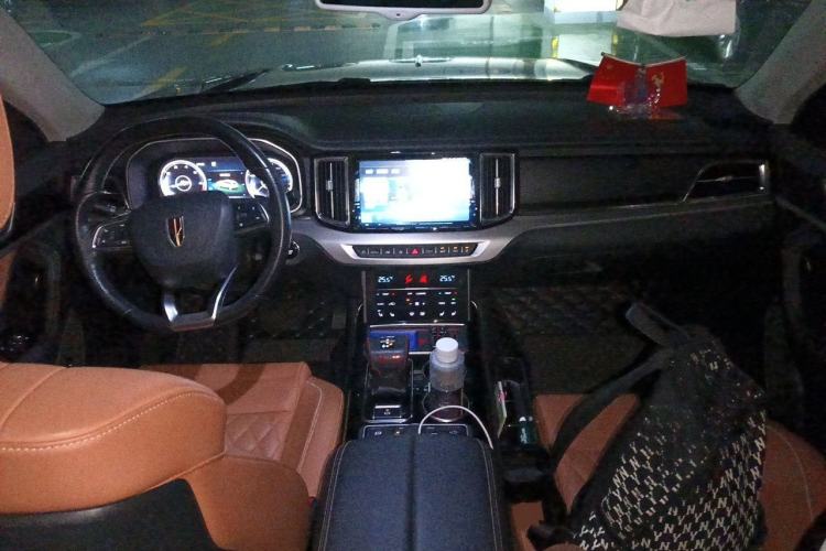 Used Hongqi HS7 2019 3.0T Automatic All-Wheel Drive Smart Connect Flagship Edition Center Console