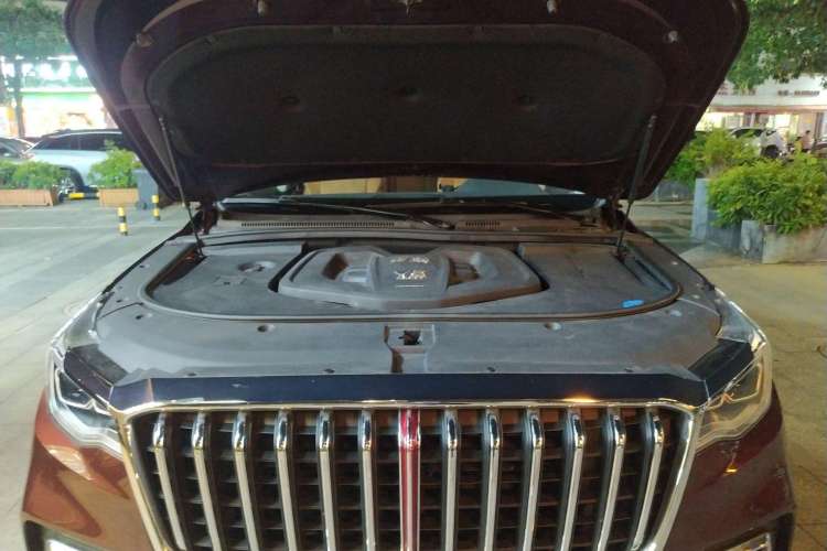 Used Hongqi HS7 2019 3.0T Automatic All-Wheel Drive Smart Connect Flagship Edition Engine Bay