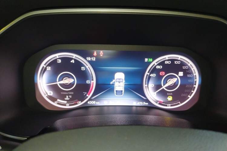 Used Hongqi HS7 2019 3.0T Automatic All-Wheel Drive Smart Connect Flagship Edition Instrument Cluster