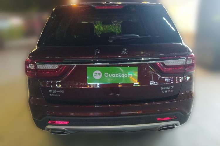Used Hongqi HS7 2019 3.0T Automatic All-Wheel Drive Smart Connect Flagship Edition Rear