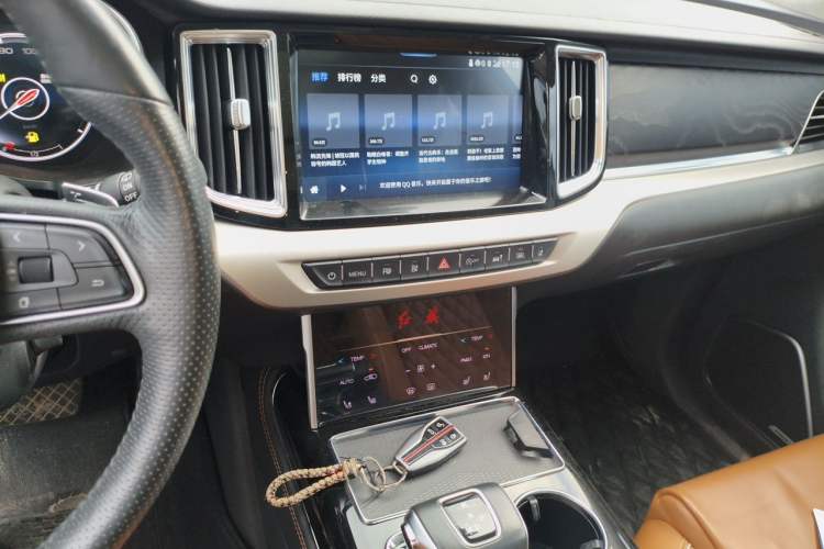 Used Hongqi HS7 2019 3.0T Automatic All-Wheel Drive Smart Connect Flagship Edition Audio And AC Panel