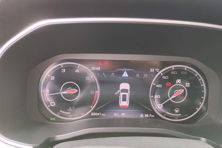 Used Hongqi HS7 2019 3.0T Automatic All-Wheel Drive Smart Connect Flagship Edition Instrument Cluster