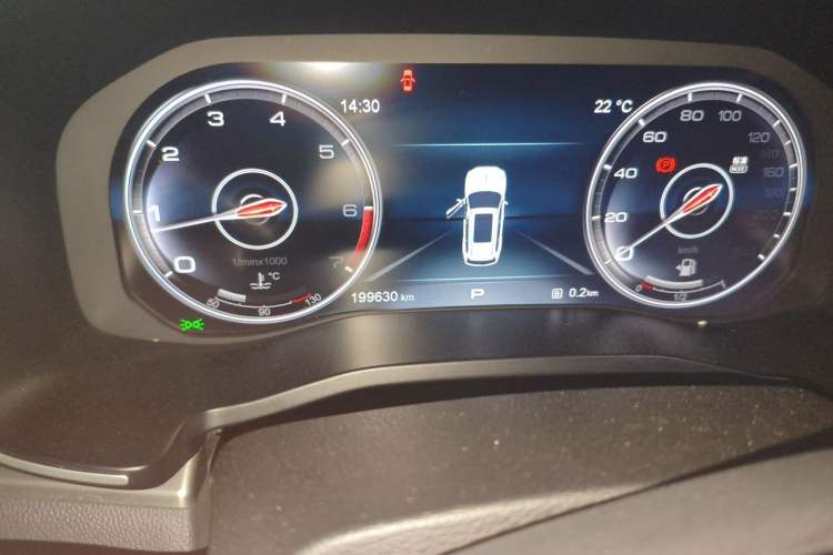 Used Hongqi HS7 2019 3.0T Automatic All-Wheel Drive Flagship Edition Instrument Cluster