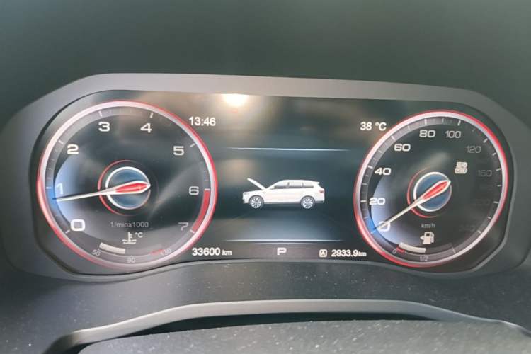 Used Hongqi HS7 2019 3.0T Automatic All-Wheel Drive Flagship Edition Instrument Cluster