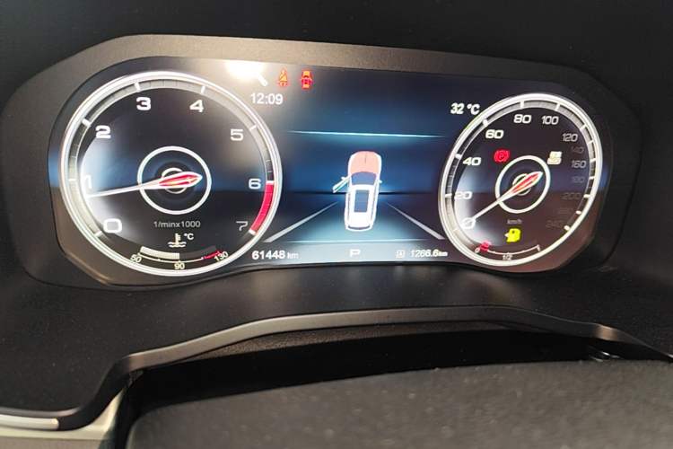 Used Hongqi HS7 2019 3.0T Automatic All-Wheel Drive Smart Connect Flagship Edition Instrument Cluster