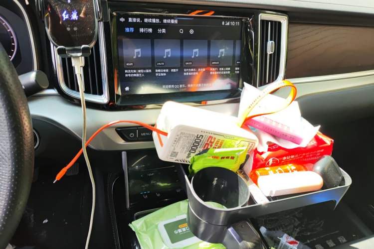 Used Hongqi HS7 2021 3.0T Automatic All-Wheel Drive Smart Connect Flagship Edition Audio And AC Panel