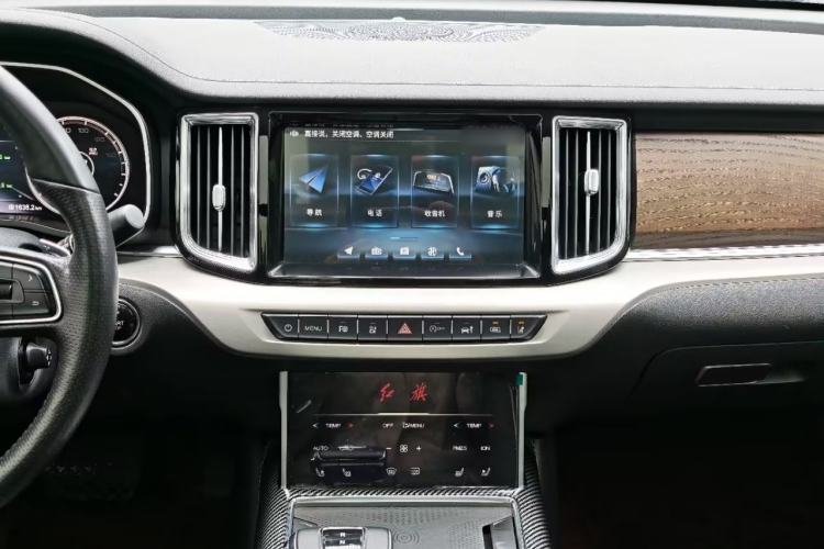 Used Hongqi HS7 2021 3.0T Automatic All-Wheel Drive Smart Connect Flagship Edition Audio And AC Panel