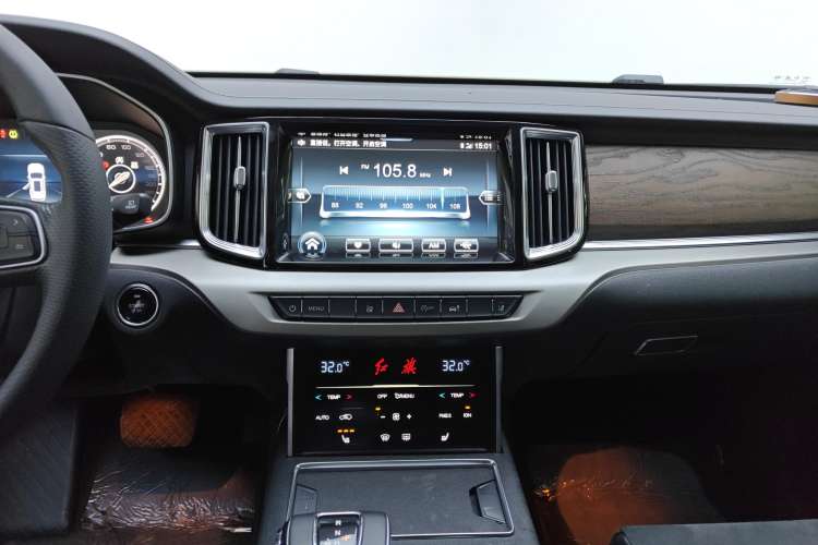 Used Hongqi HS7 2021 2.0T DCT Two-Wheel Drive Smart Connect Flagship Edition Audio And AC Panel