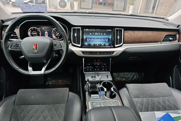 Used Hongqi HS7 2021 2.0T DCT Two-Wheel Drive Smart Connect Flagship Edition Center Console
