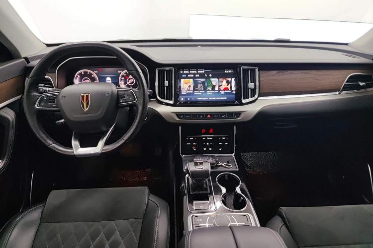 Used Hongqi HS7 2021 2.0T DCT Two-Wheel Drive Smart Connect Flagship Edition Center Console