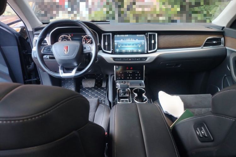 Used Hongqi HS7 2021 3.0T Automatic All-Wheel Drive Smart Connect Flagship Edition Center Console