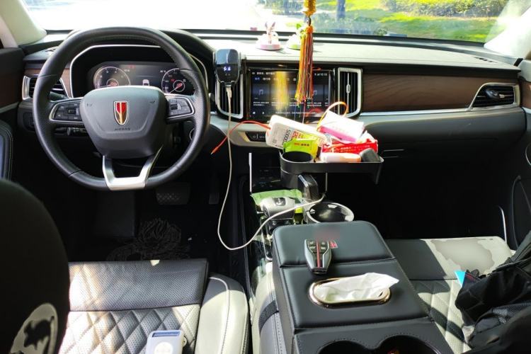 Used Hongqi HS7 2021 3.0T Automatic All-Wheel Drive Smart Connect Flagship Edition Center Console