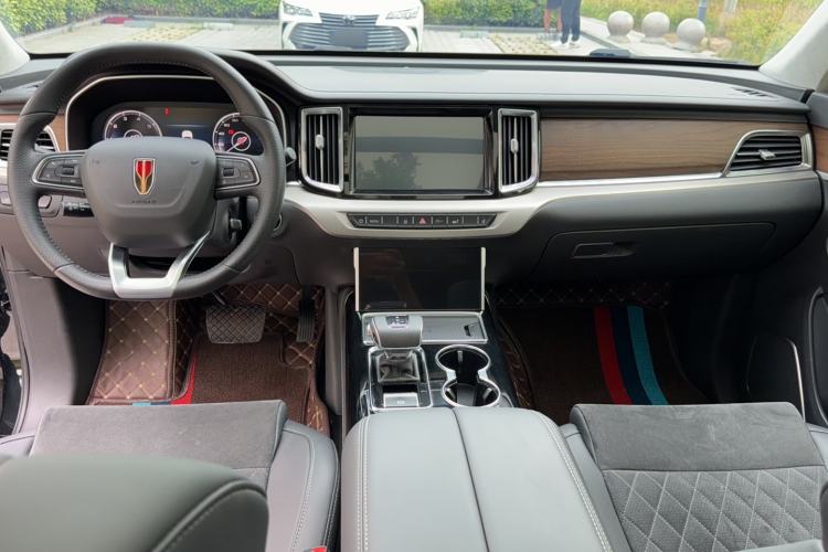 Used Hongqi HS7 2021 3.0T Automatic All-Wheel Drive Smart Connect Flagship Edition Center Console