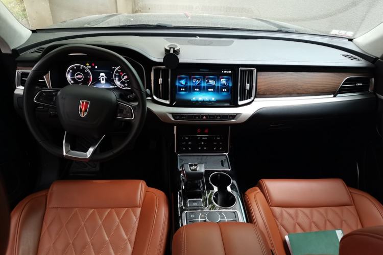 Used Hongqi HS7 2021 3.0T Automatic All-Wheel Drive Smart Connect Flagship Edition Center Console