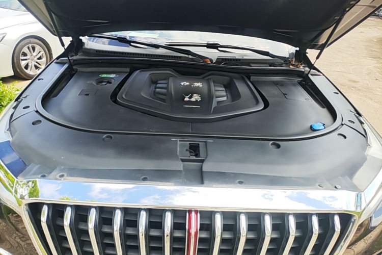 Used Hongqi HS7 2021 3.0T Automatic All-Wheel Drive Smart Connect Flagship Edition Engine Bay