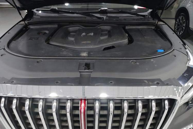 Used Hongqi HS7 2021 2.0T DCT Two-Wheel Drive Smart Connect Flagship Edition Engine Bay