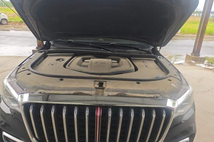 Used Hongqi HS7 2021 2.0T DCT Two-Wheel Drive Smart Connect Flagship Edition Engine Bay