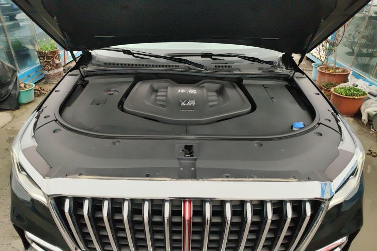 Used Hongqi HS7 2021 3.0T Automatic All-Wheel Drive Smart Connect Flagship Edition Engine Bay