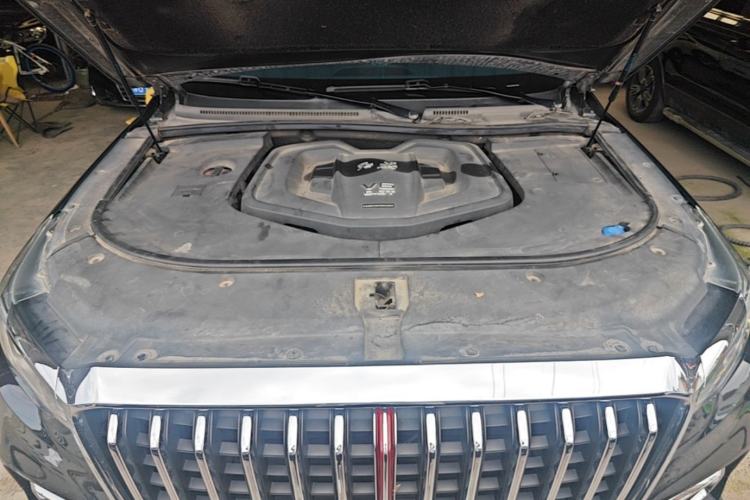 Used Hongqi HS7 2021 3.0T Automatic All-Wheel Drive Smart Connect Flagship Edition Engine Bay