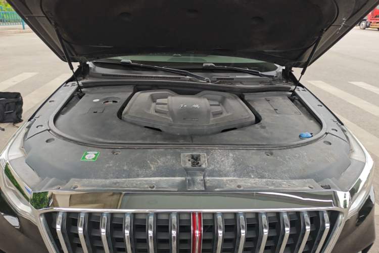 Used Hongqi HS7 2021 2.0T DCT Two-Wheel Drive Smart Connect Flagship Edition Engine Bay