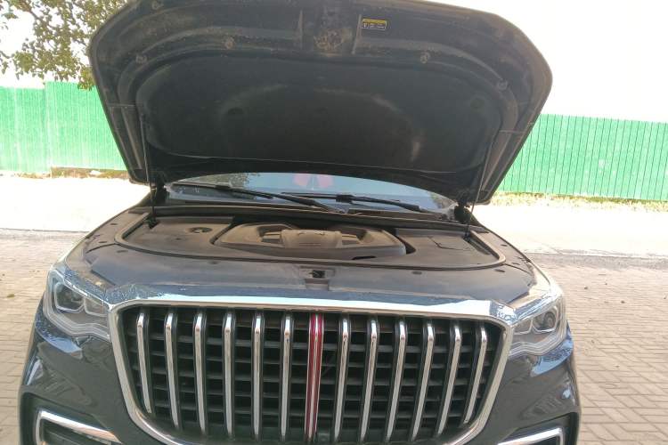 Used Hongqi HS7 2021 2.0T DCT Two-Wheel Drive Smart Connect Flagship Edition Engine Bay