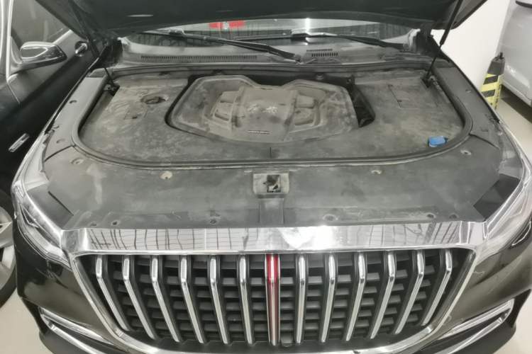 Used Hongqi HS7 2021 2.0T DCT Two-Wheel Drive Smart Connect Flagship Edition Engine Bay