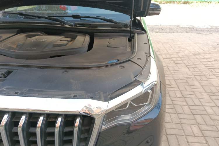 Used Hongqi HS7 2021 2.0T DCT Two-Wheel Drive Smart Connect Flagship Edition Engine Bay Left