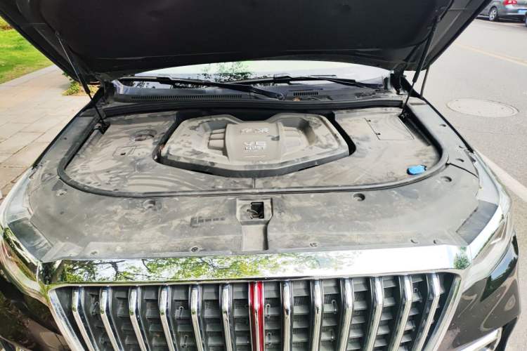 Used Hongqi HS7 2021 3.0T Automatic All-Wheel Drive Smart Connect Flagship Edition Engine Bay