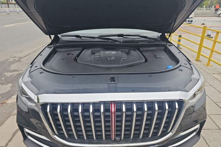 Used Hongqi HS7 2021 3.0T Automatic All-Wheel Drive Smart Connect Flagship Edition Engine Bay