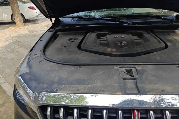 Used Hongqi HS7 2021 3.0T Automatic All-Wheel Drive ZhiLian Flagship Edition Engine Bay Right