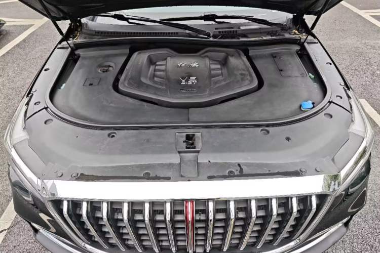 Used Hongqi HS7 2021 3.0T Automatic All-Wheel Drive Smart Connect Flagship Edition Engine Bay