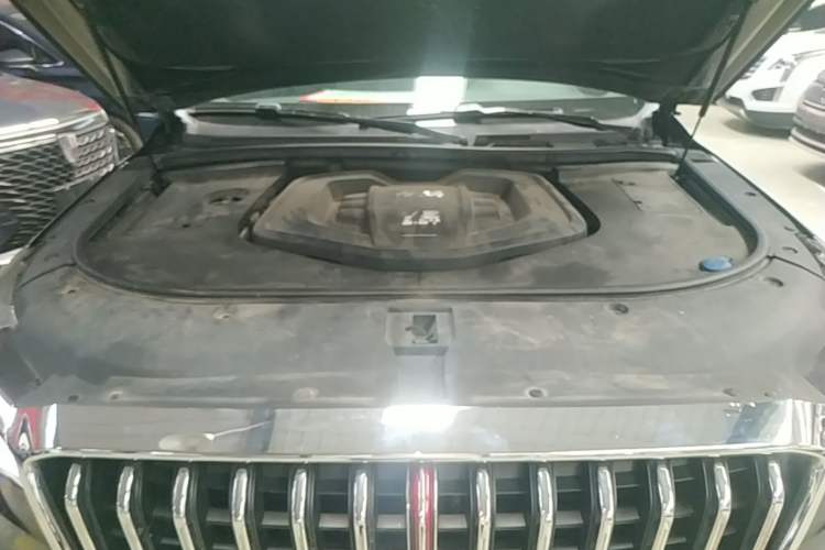 Used Hongqi HS7 2021 3.0T Automatic All-Wheel Drive ZhiLian Flagship Edition Engine Bay