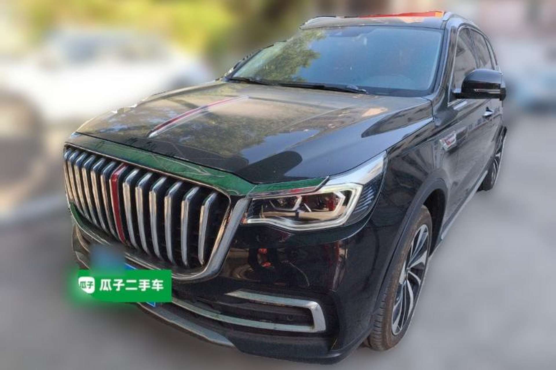 Used Hongqi HS7 2021 3.0T Automatic All-Wheel Drive Smart Connect Flagship Edition Front Left 45 Deg