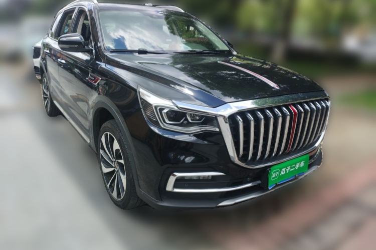 Used Hongqi HS7 2021 2.0T DCT Two-Wheel Drive Smart Connect Flagship Edition Front Right 45 Deg