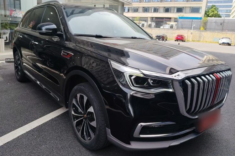 Used Hongqi HS7 2021 2.0T DCT Two-Wheel Drive Smart Connect Flagship Edition Front Right 45 Deg