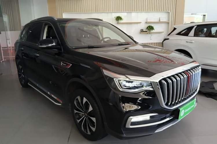 Used Hongqi HS7 2021 2.0T DCT Two-Wheel Drive Smart Connect Flagship Edition Front Right 45 Deg