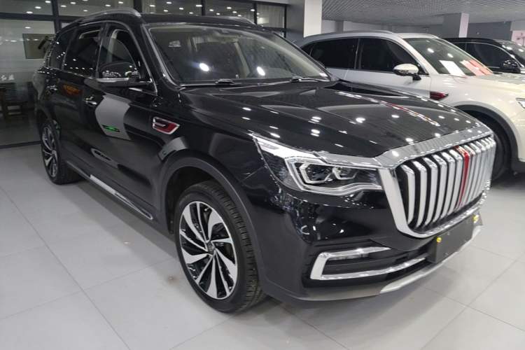 Used Hongqi HS7 2021 2.0T DCT Two-Wheel Drive Smart Connect Flagship Edition Front Right 45 Deg