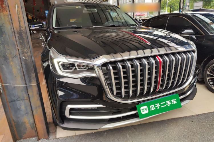 Used Hongqi HS7 2021 2.0T DCT Two-Wheel Drive Smart Connect Flagship Edition Front Right 45 Deg