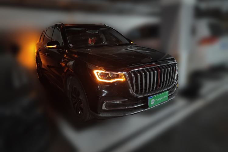 Used Hongqi HS7 2021 2.0T DCT Two-Wheel Drive Smart Connect Flagship Edition Front Right 45 Deg