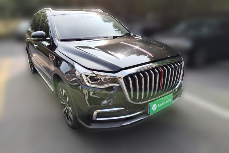 Used Hongqi HS7 2021 2.0T DCT Two-Wheel Drive Smart Connect Flagship Edition Front Right 45 Deg