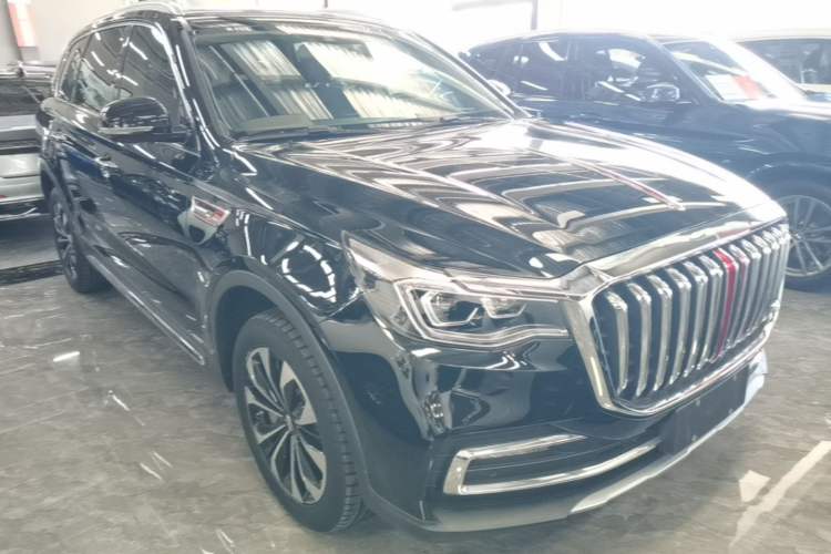 Used Hongqi HS7 2021 2.0T DCT Two-Wheel Drive Smart Connect Flagship Edition Front Right 45 Deg