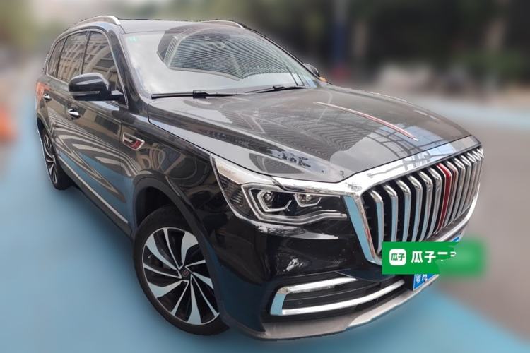 Used Hongqi HS7 2021 2.0T DCT Two-Wheel Drive Smart Connect Flagship Edition Front Right 45 Deg