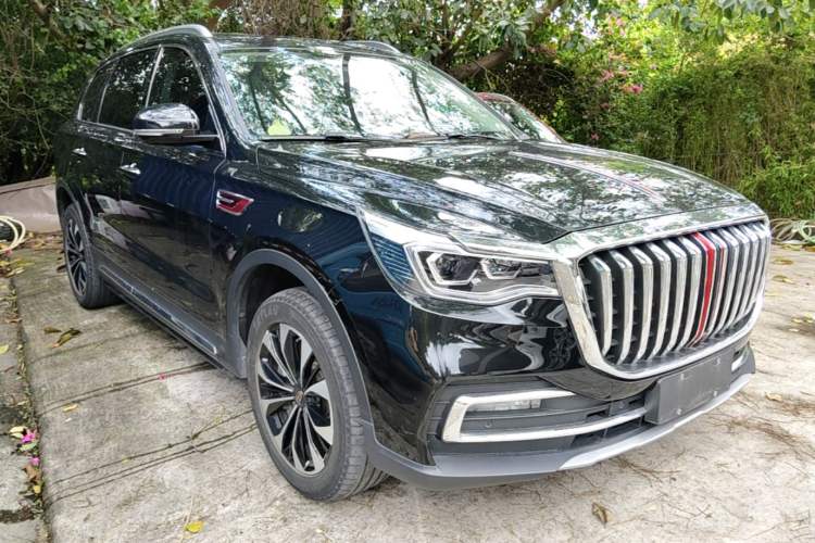 Used Hongqi HS7 2021 3.0T Automatic All-Wheel Drive Smart Connect Flagship Edition Front Right 45 Deg