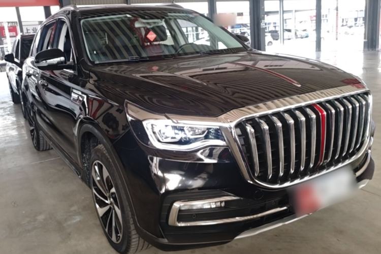 Used Hongqi HS7 2021 2.0T DCT Two-Wheel Drive Smart Connect Flagship Edition Front Right 45 Deg